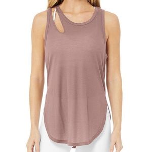 NEW Alo Yoga Peak Tank Woodrose Pink Mauve